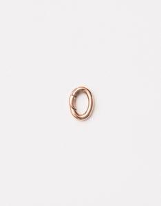 Rose Gold Oval Spring Clasp