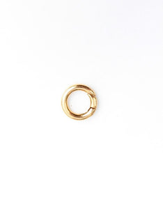 Yellow Gold Round Spring Clasp