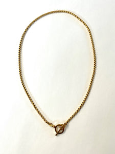 Skinny Gold Snake Long - with clasp