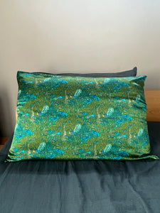 Peacock Silk Pillowcase