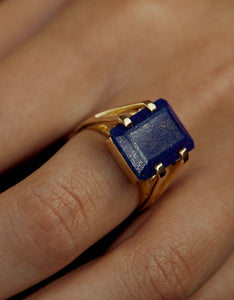 Lapis Gold  Ring
