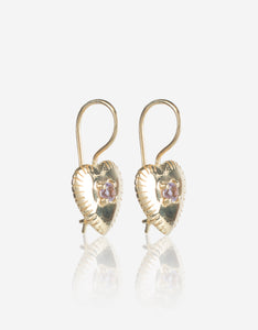 Amethyst Gold Earrings