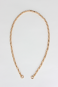 Oval Box Gold Chain (no clasp)