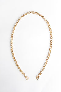 Oval Rolo Large Gold Chain (no clasp)