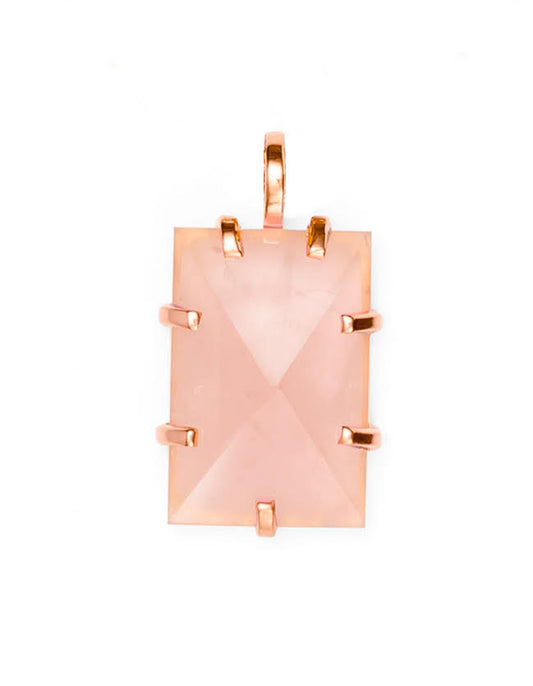 Rose Quartz Rose Gold Amalfi Amulet