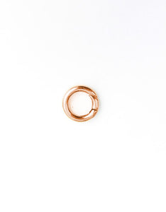 Rose Gold Round Spring Clasp