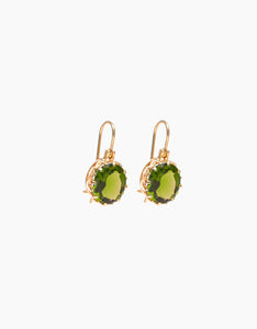 Lime Sorbet Gold Earrings