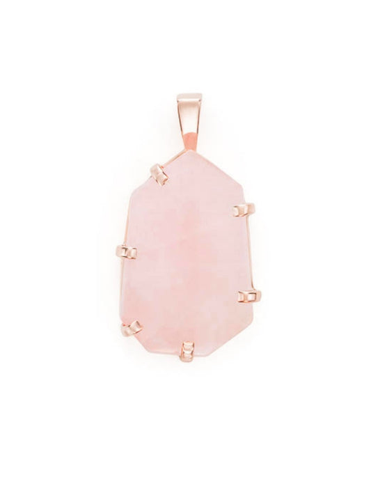 Rose Quartz Rose Gold Arezzo Amulet