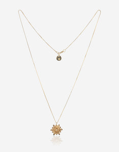 Boho Diamond Gold Necklace